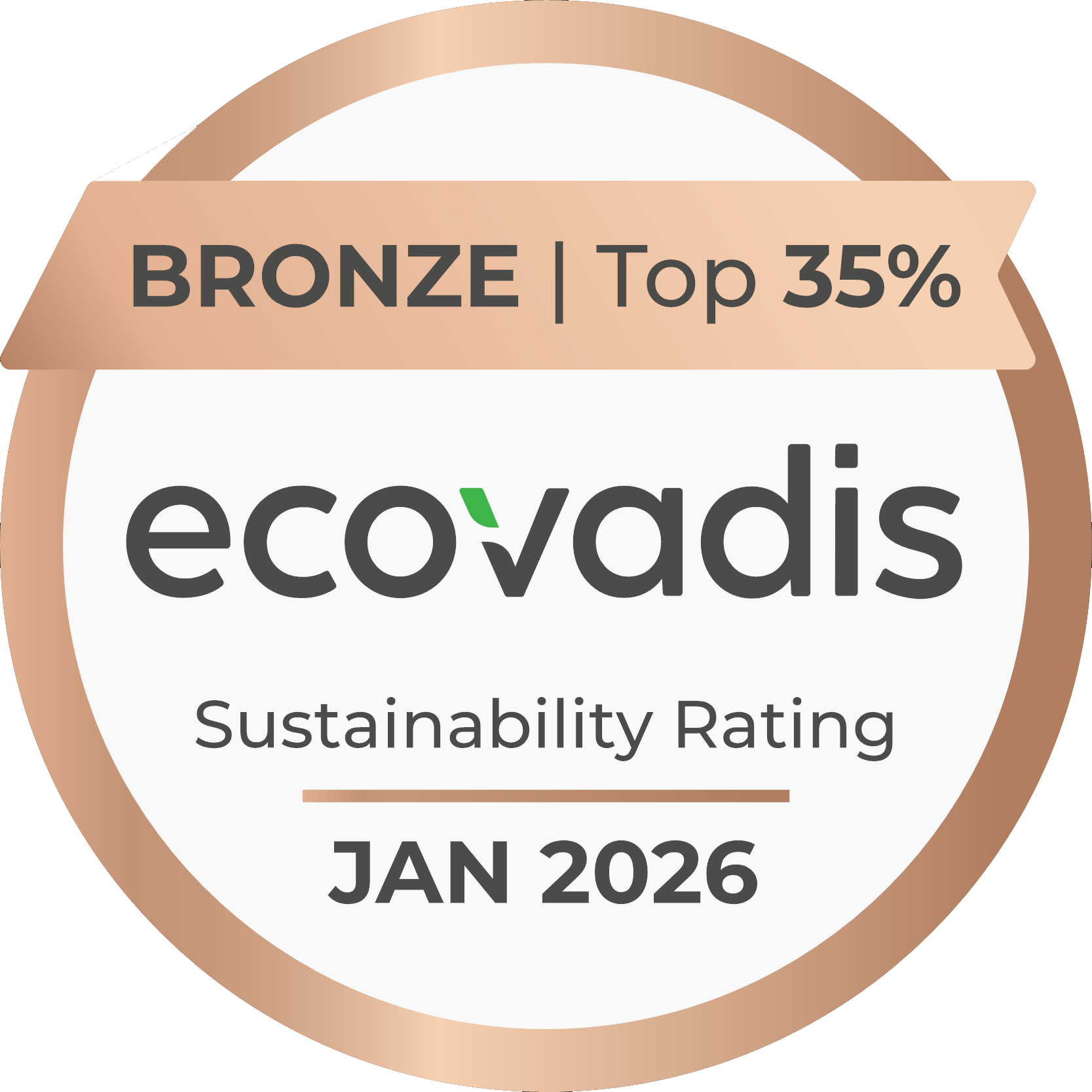 EcoVadis Medalla Bronce